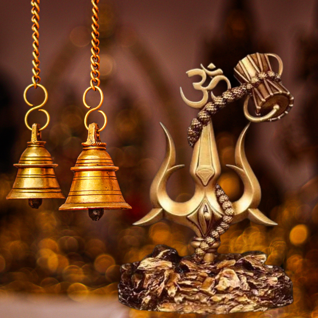 UN™ Lord Shiva Trishul with Damru