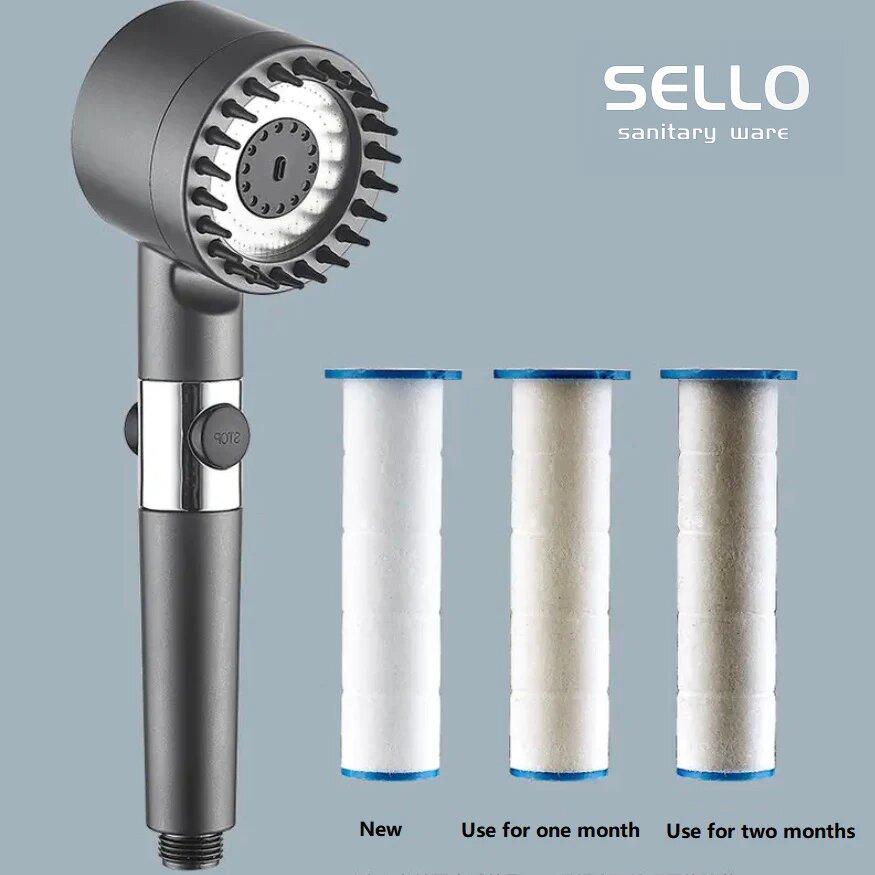 High Pressure brush Shower head