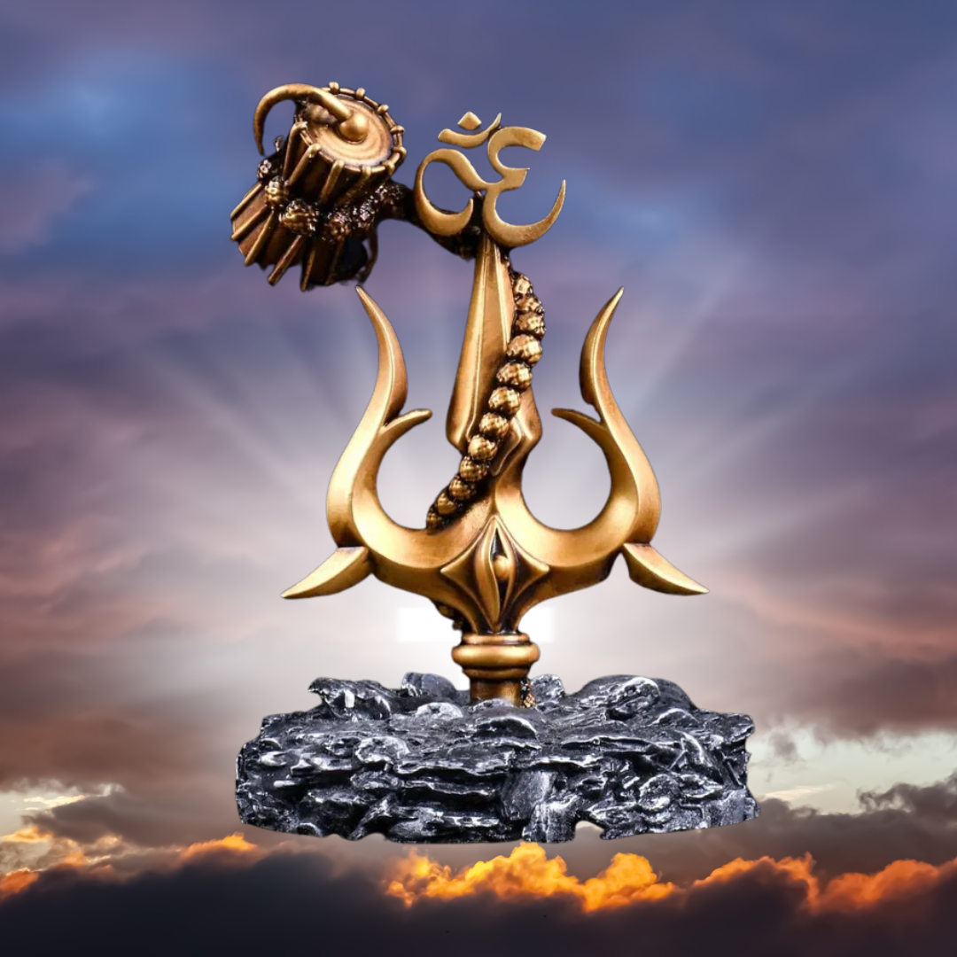 UN™ Lord Shiva Trishul with Damru