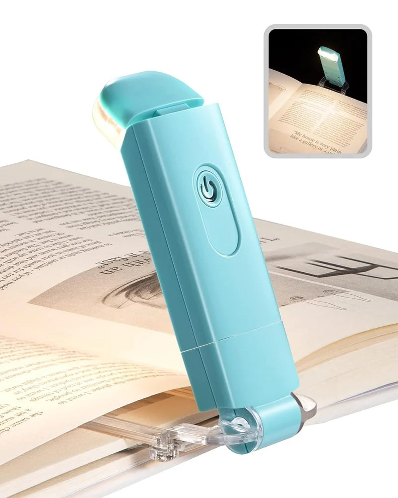 UN Rechargeable Book Reading Light-Blue