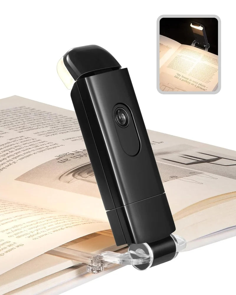 UN Rechargeable Book Reading Light- Black