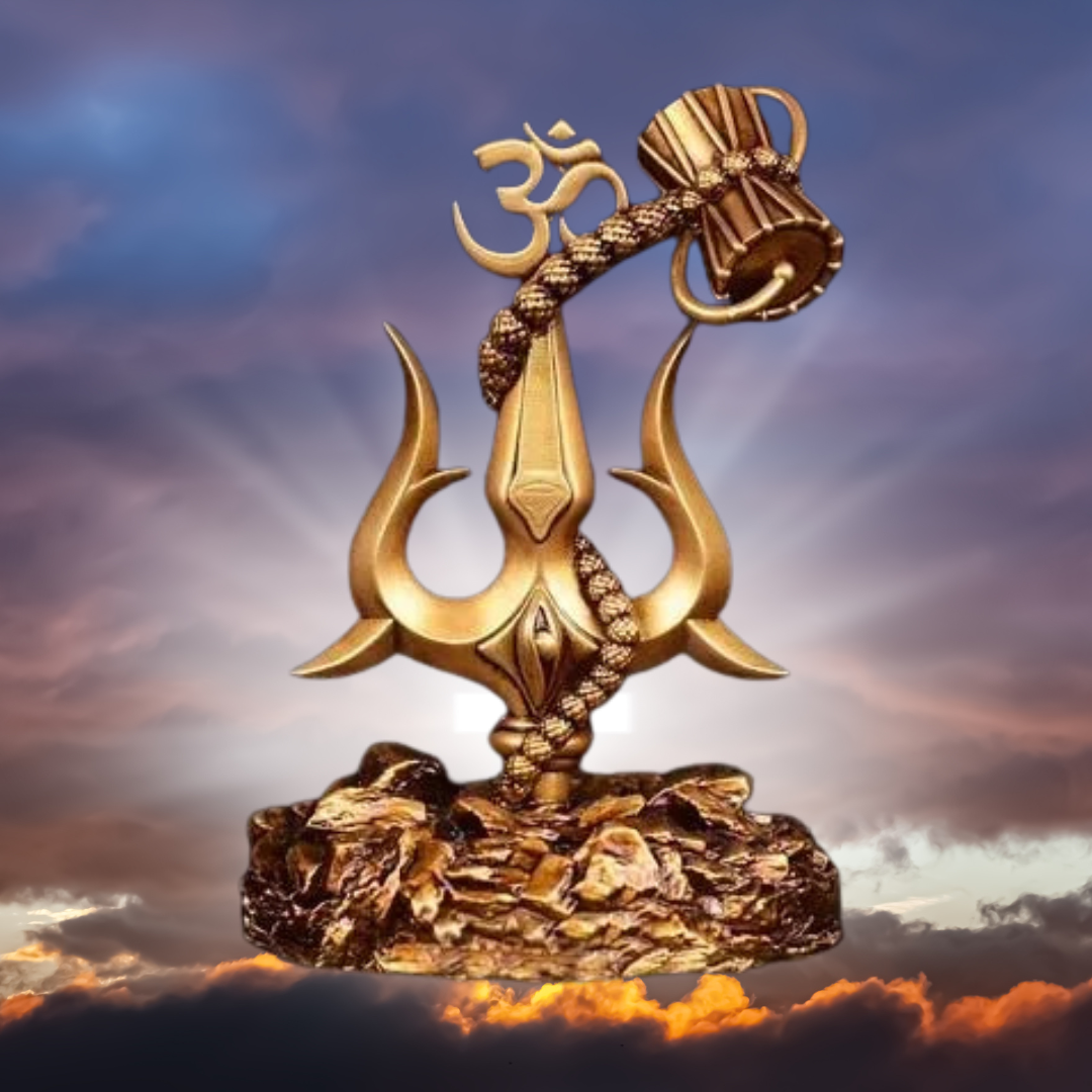 UN™ Lord Shiva Trishul with Damru