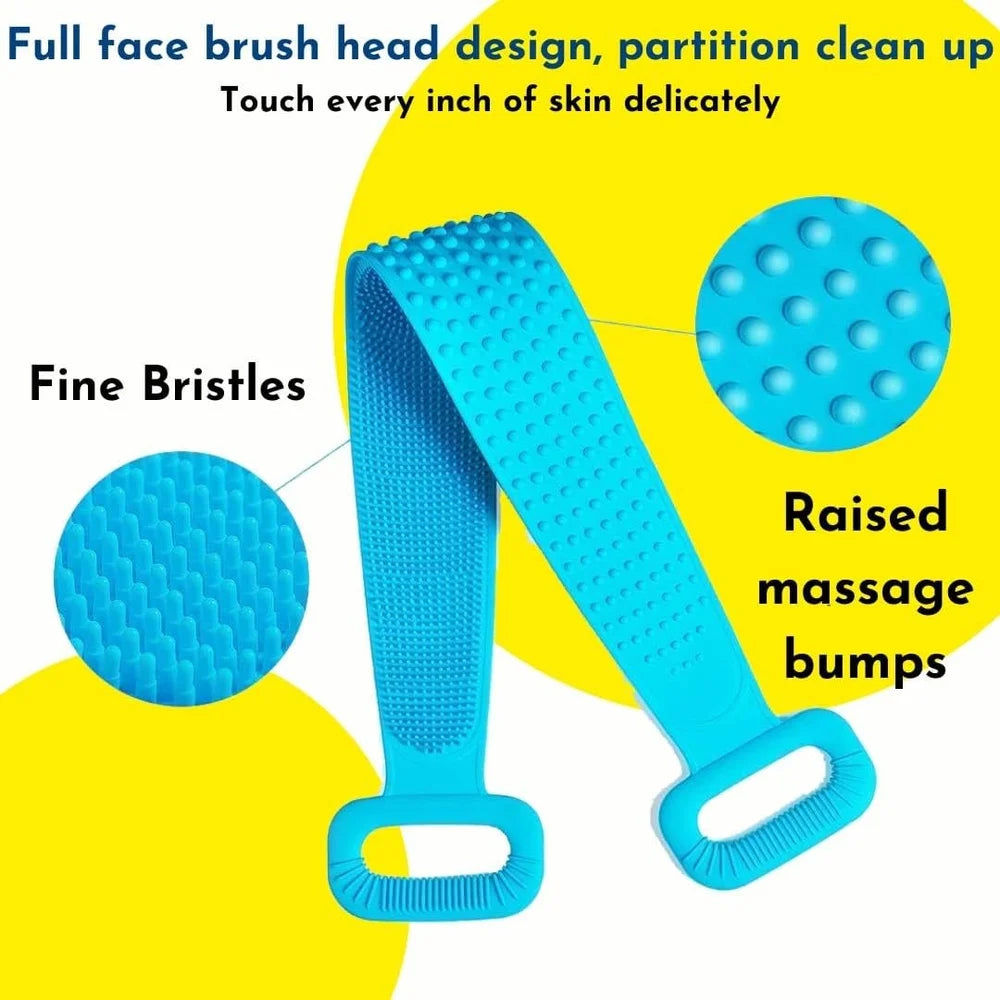 Silicone Double Sided Back Scrubber