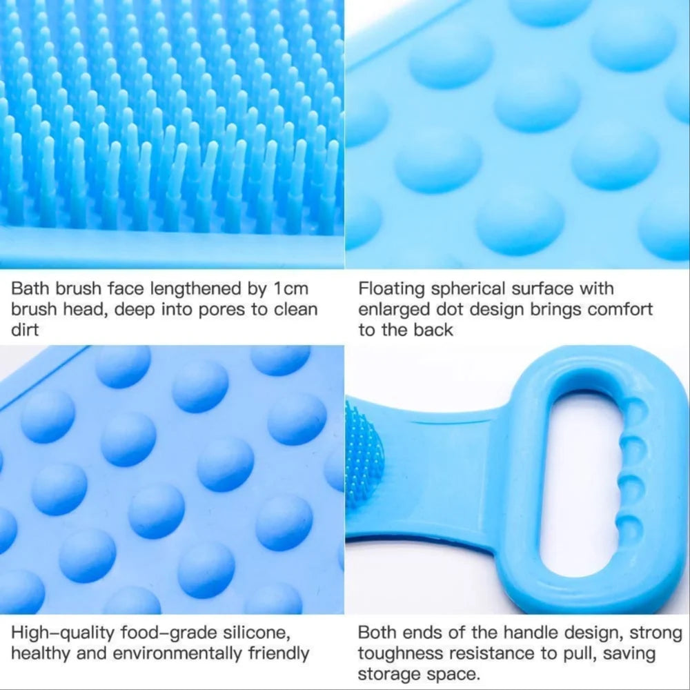 Silicone Double Sided Back Scrubber