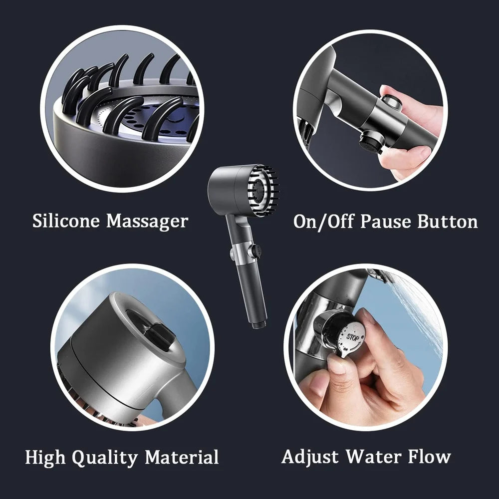 High Pressure brush Shower head