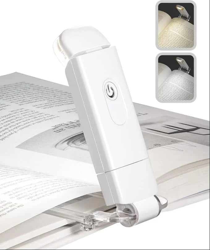 Usb Rechargeable Book Reading Light White